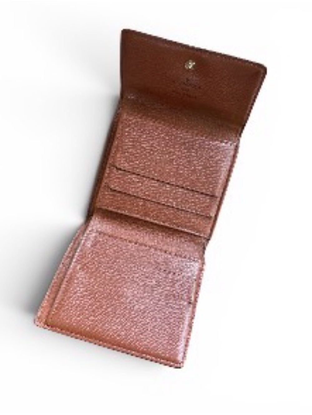 Louis Vuitton Monogram Elise Small Snap Wallet Brown LV Compact Wallet - Picture 14 of 15